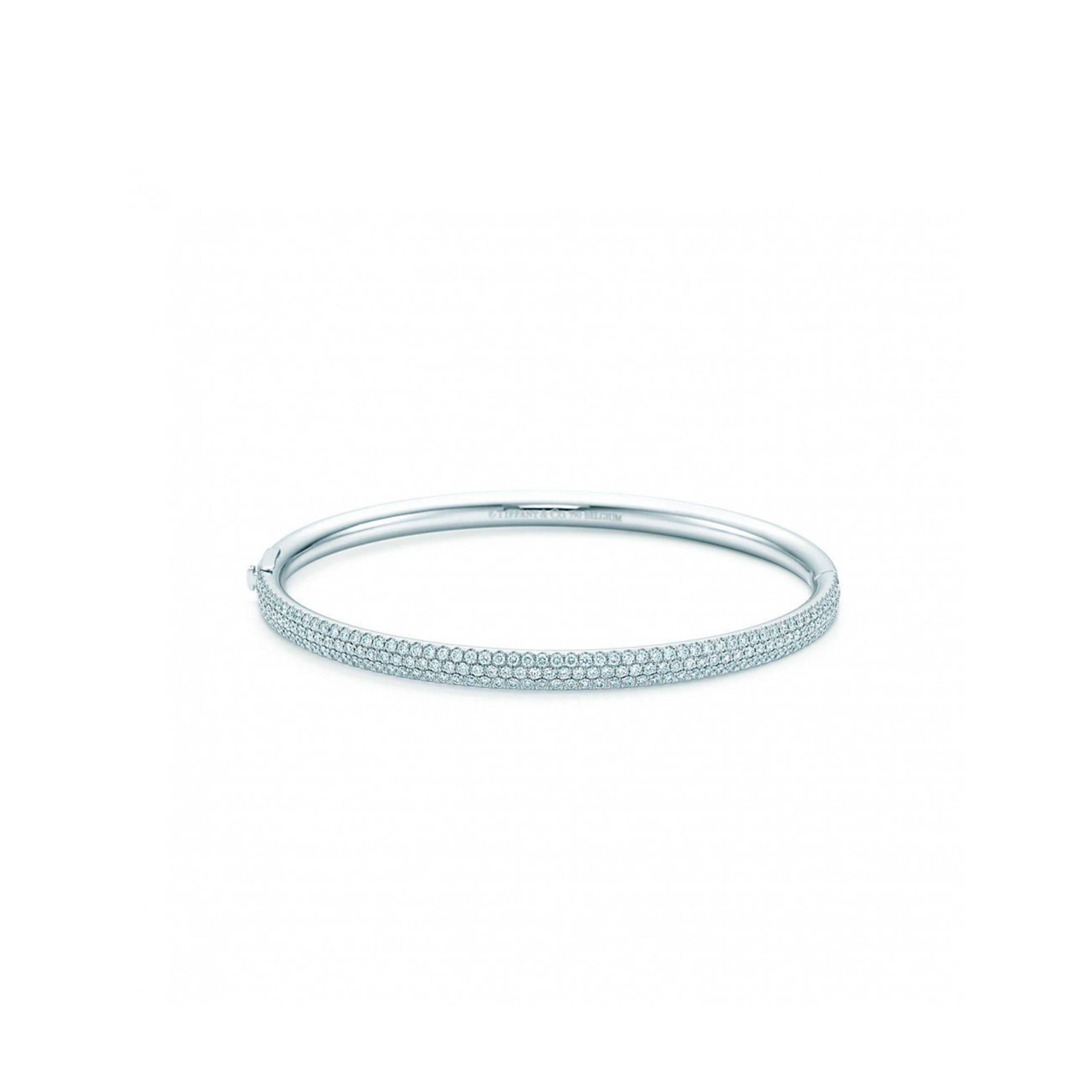 TIFFANY METRO THREE-ROW HINGED BANGLE 60006100 TIFFANY METRO THREE-ROW HINGED BANGLE 60006100
